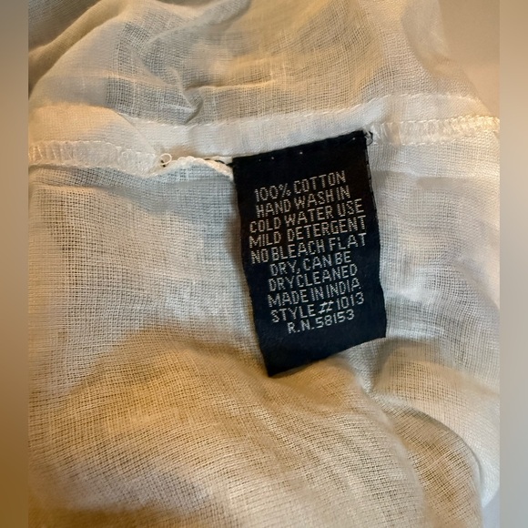 Raga Women’s Medium Peacock Feather Print flowy Boho Dress 100% cotton dress NWT - Picture 7 of 7